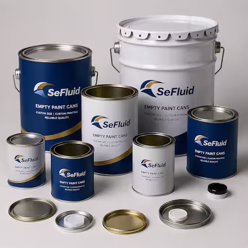 Empty Paint Cans Manufacturer for Paint, Coatings and Chemical Packaging 9 Empty Paint Cans Manufacturer for Paint, Coatings and Chemical Packaging | SeFluid