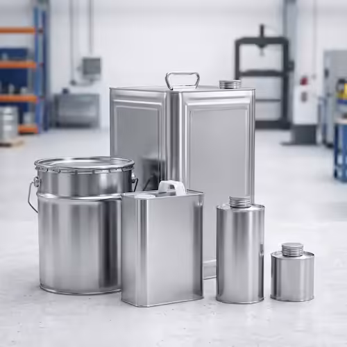 Industrial Tinplate Cans for Chemicals & Solvents 6 Lon thiếc công nghiệp dành cho hóa chất & dung môi | SeFluid